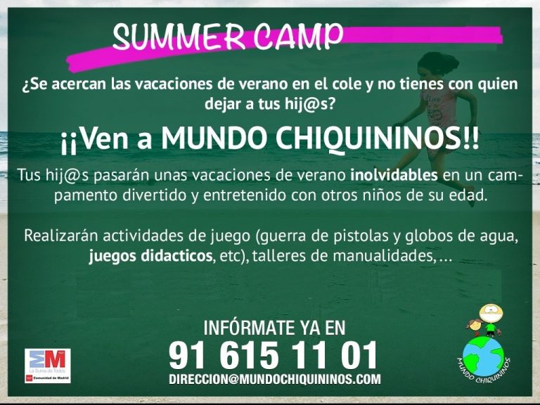 Campamento Verano Mundo Chiquininos 2018